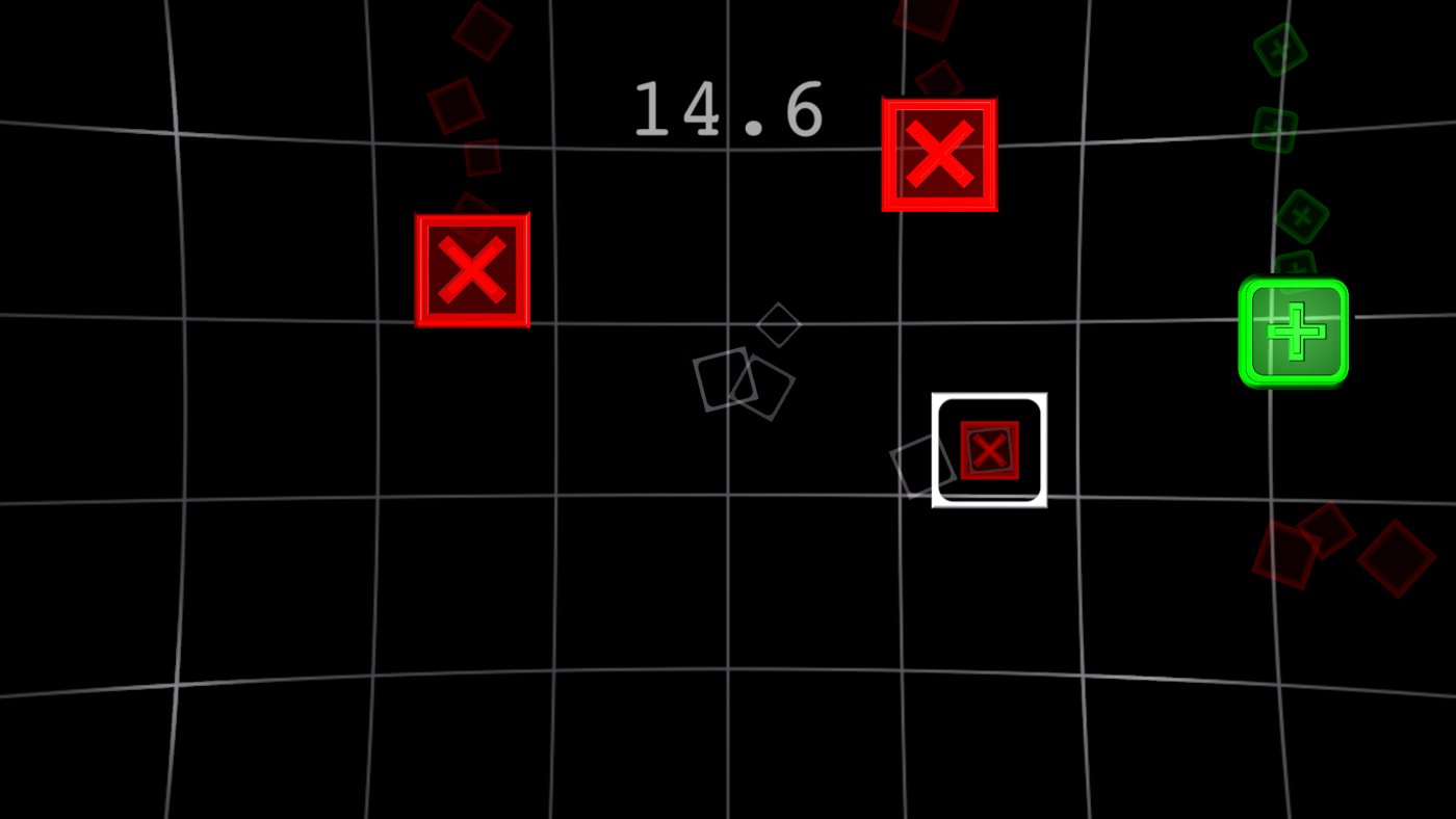 gameplay screenshot that demonstrates the health powerup